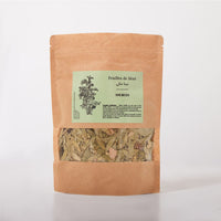 feuilles de séné sana makki fond blanc