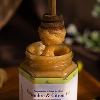 texture de la préparation miel, gingembre, citron vert