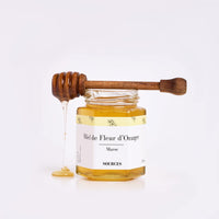 miel fleur oranger maroc fond blanc