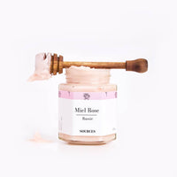 miel rose russie fond blanc