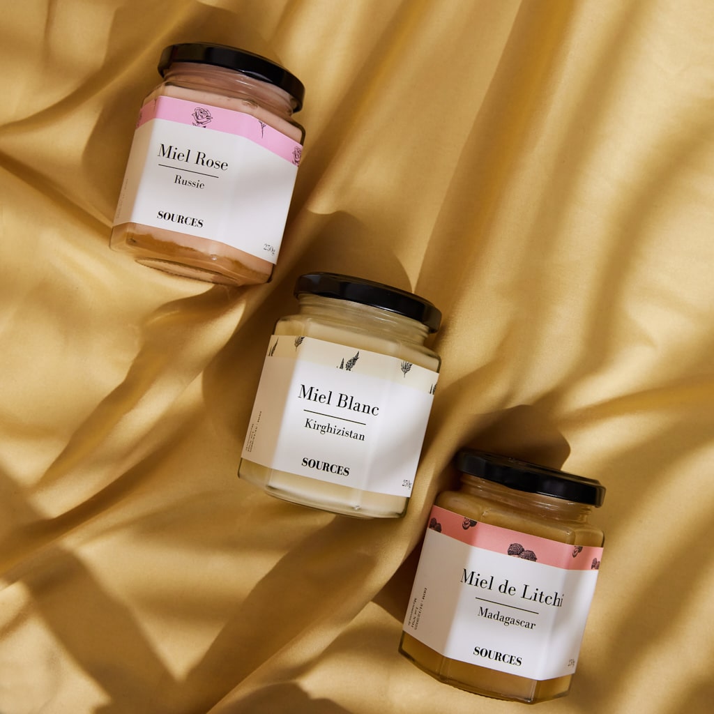 coffret 3 miels cremeux