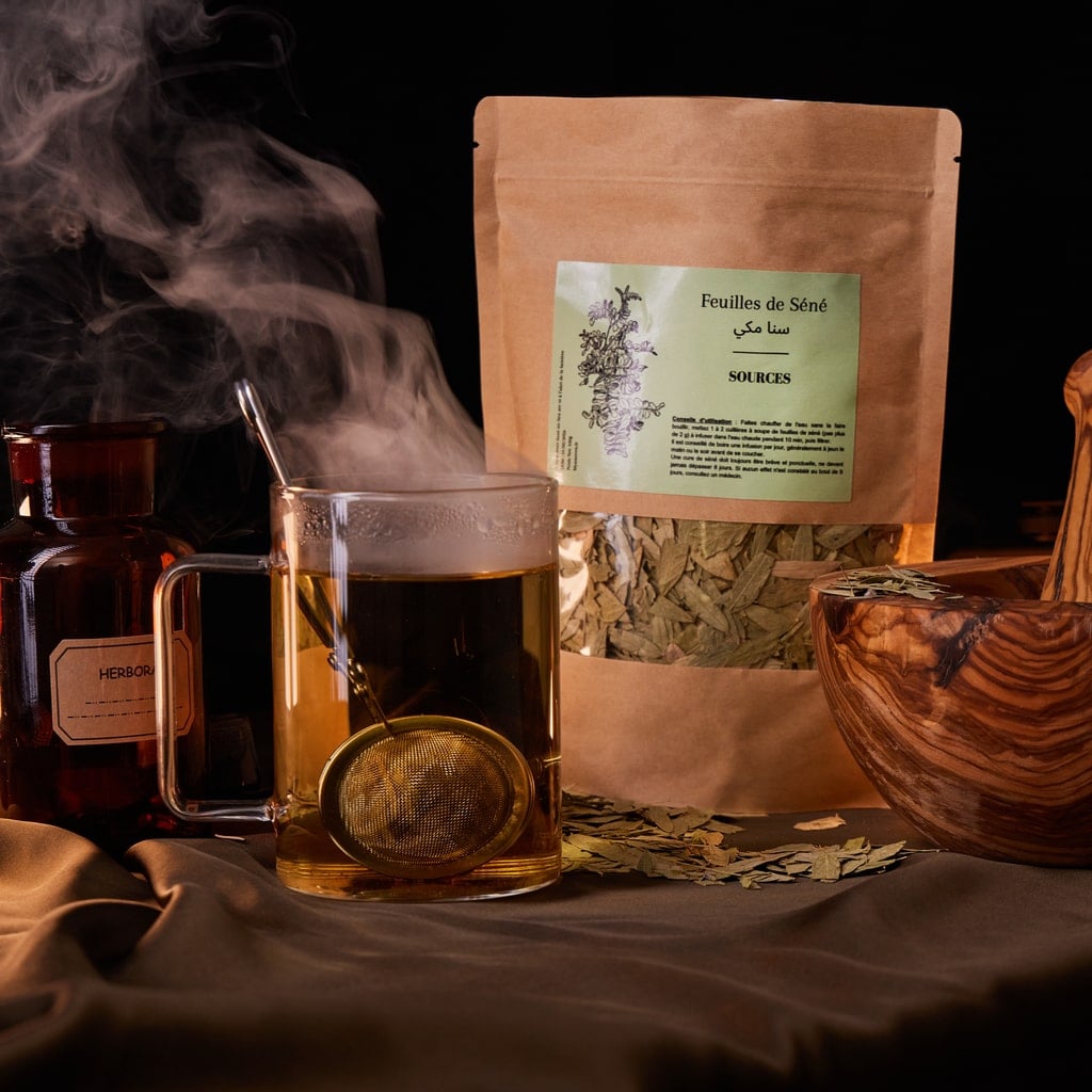 feuilles de séné sana makki en infusion