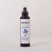 huile nigelle pure alimentaire cosmetique fond blanc