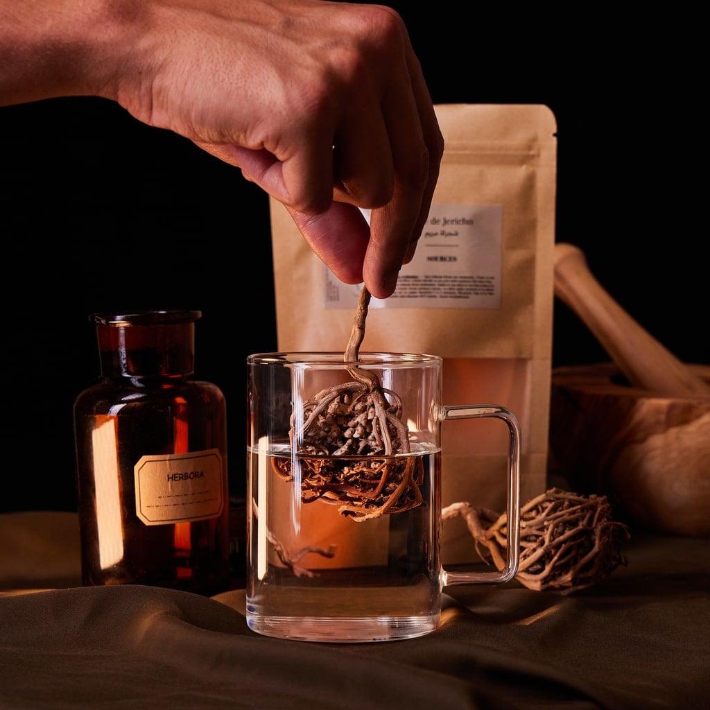 rose de jericho chajarat mariam en infusion