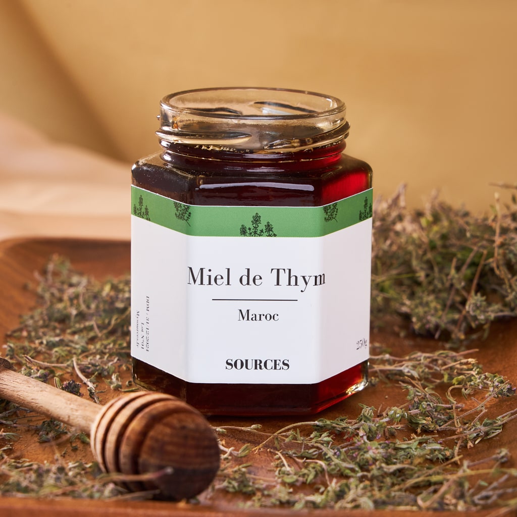 miel de thym sauvage du maroc
